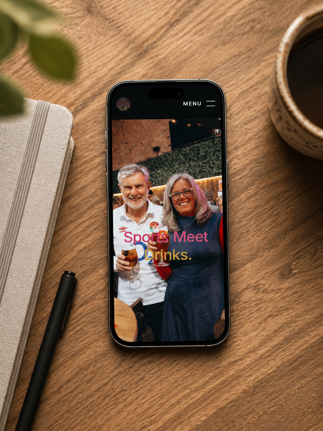 Mobile · Fusion editorial moment.